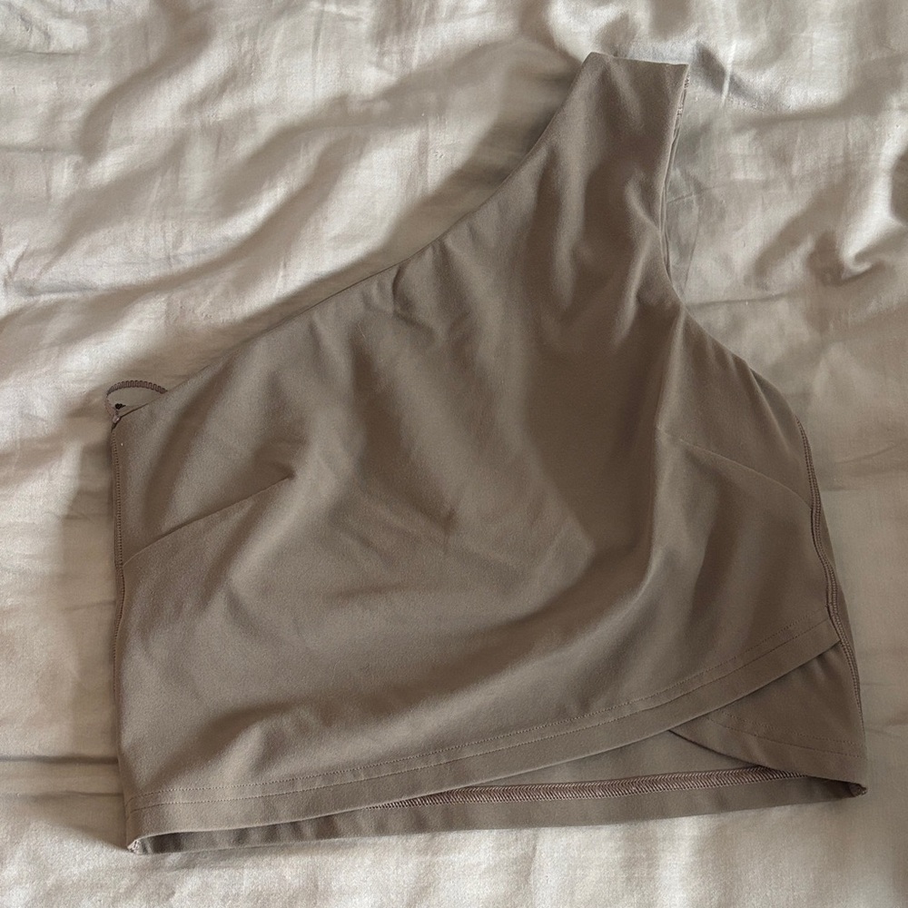 lululemon athletica Neutral Taupe crop